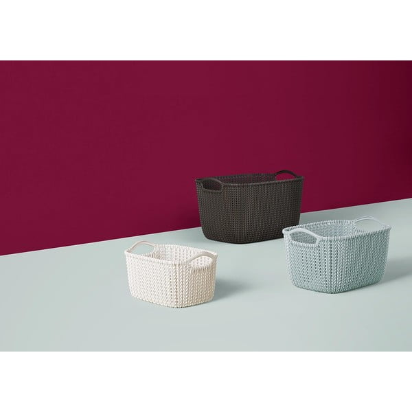 Valge hoiukorv , 3 l Knit - Curver-image-4