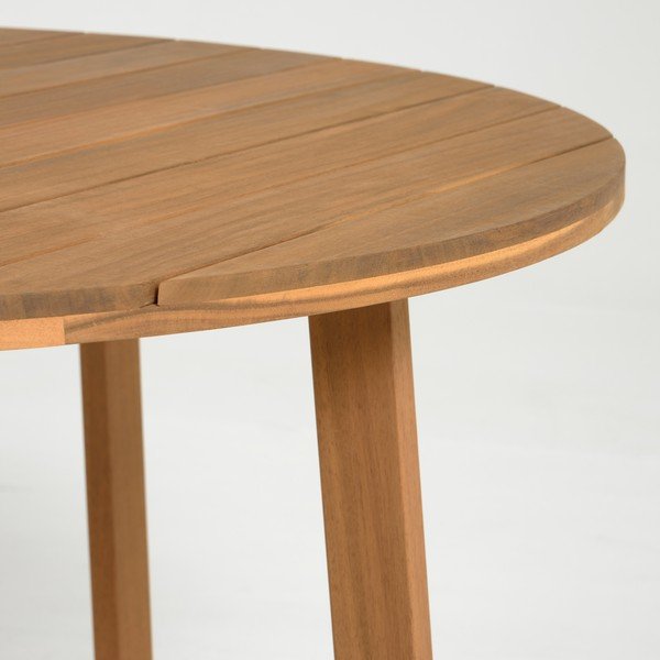 Aia söögilaud akaatsiapuidust , ⌀ 120 cm Dafne - Kave Home-image-1