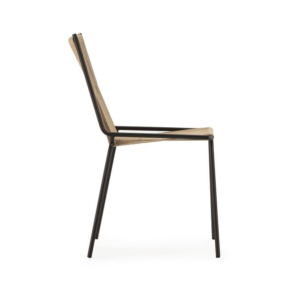 Beežid metallist virnastatavad söögitoolid 2 tk komplektis Emily - Marckeric-image-3