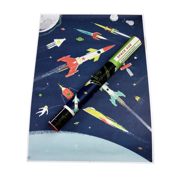 Laste kaunistus Glow in the Dark Space Age – Rex London-image-3