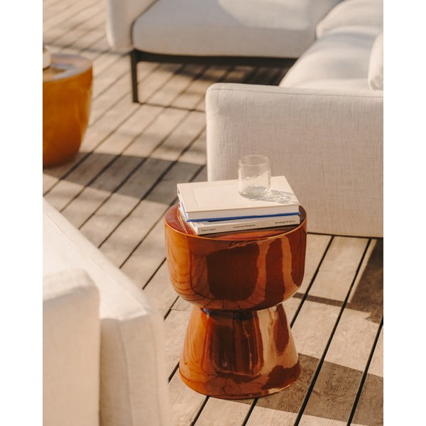 Keraamiline ümmargune aialaud ø 36 cm Mesquida - Kave Home-image-1