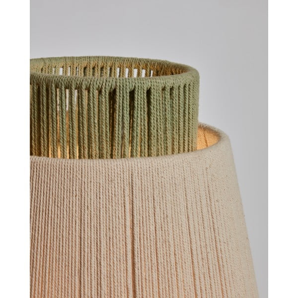 Põrandavalgusti tekstiilvarjuga (kõrgus 163 cm) Yuvia - Kave Home-image-2