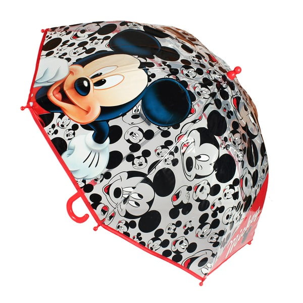 Dětský transparentní deštník Mickey Mouse
