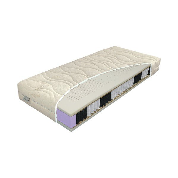 Kõva vedruga kahepoolne madrats 140x200 cm Natura Hydrolatex - Materasso-image-2