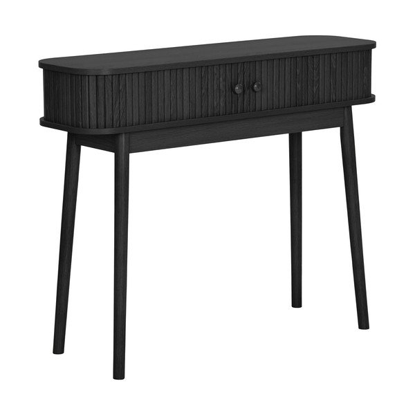Must männipuidust konsoollaud 30x100 cm Nikoo - House Nordic