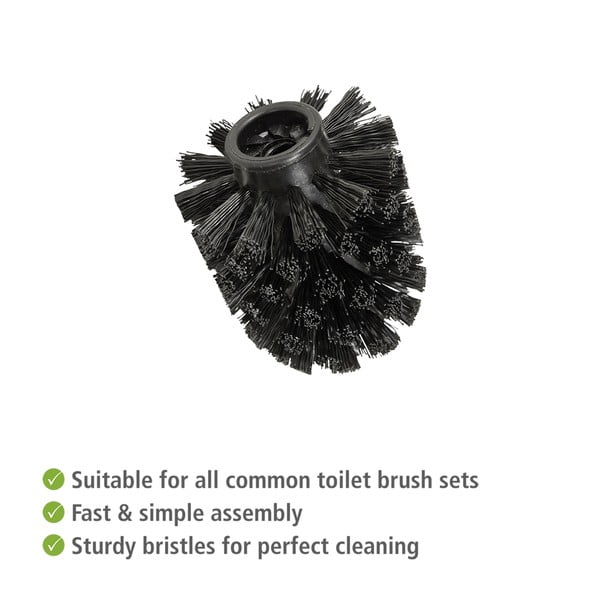 Mustad plastikust WC-harjade vahetuspead, 10 tk komplektis Ø8cm - Wenko-image-1