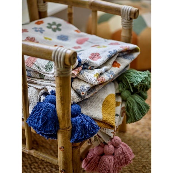 Taaskasutatud puuvillast laste tekk 130x160 cm Cherry - Bloomingville Mini-image-4