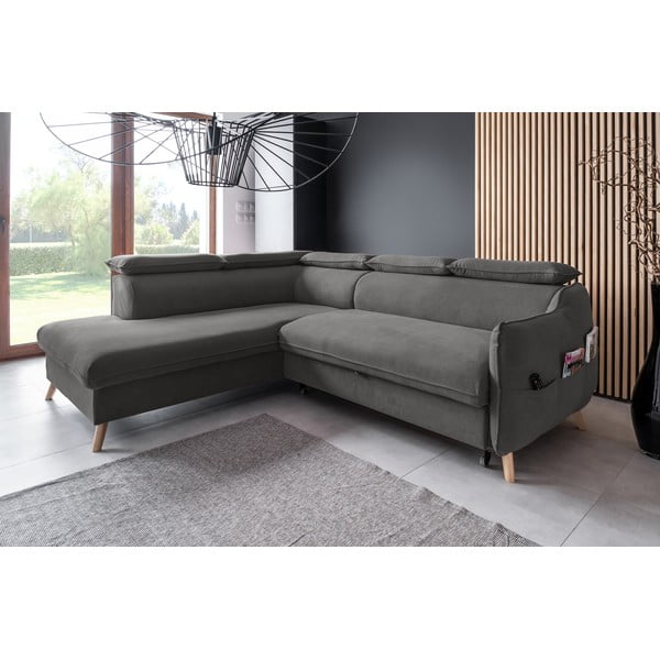 Tumehall sametist nurgadiivan (vasak nurk) Sweet Harmony - Miuform-image-3