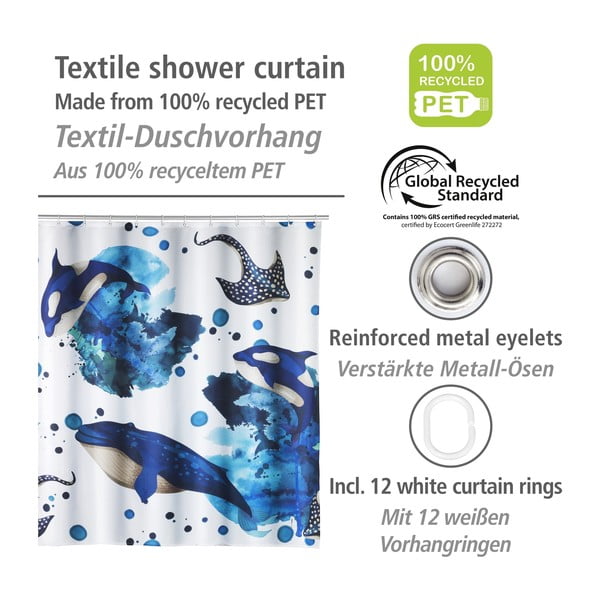 Dušikardin 200x180 cm Aquaris - Wenko-image-2