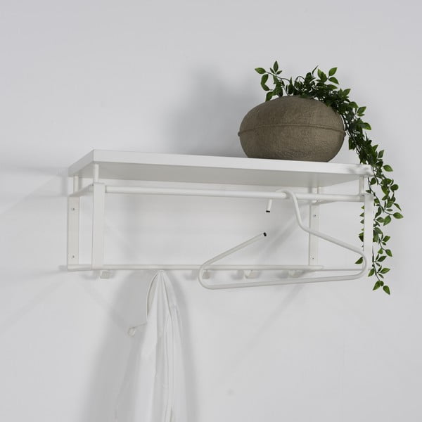 Valge metallist seinanagi riiuliga Rex - Spinder Design-image-4