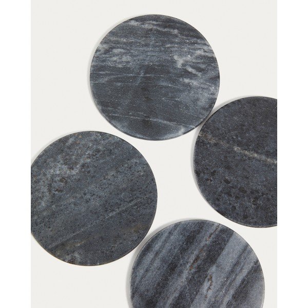 Hallid marmorist joogialused 4tk komplektis Tresa - Kave Home-image-3