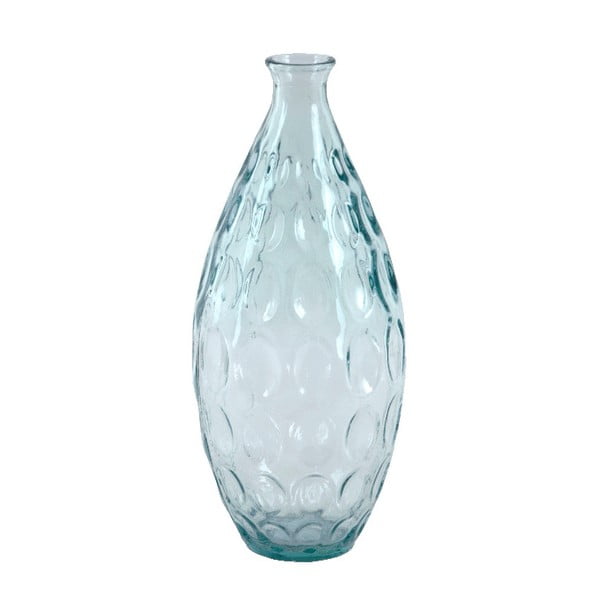 Skleněná váza z recyklovaného skla Ego Dekor Dune, výška 38 cm