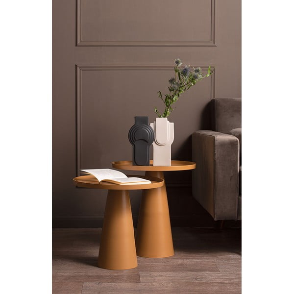 Mustaskollane metallist hoiulaud Force, kõrgus 37,5 cm - Leitmotiv-image-1