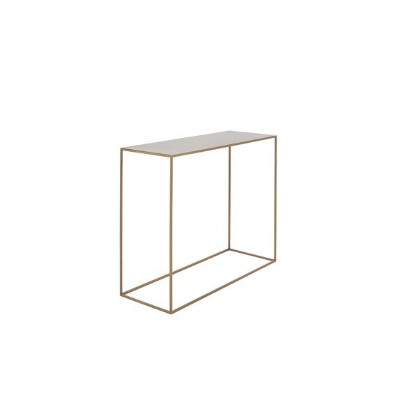 Kuldne metallist konsoollaud , 100 x 35 cm Tensio - CustomForm