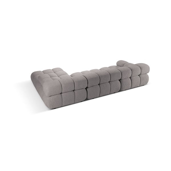 Helehall bukleekangast modulaarne nurgadiivan (parem nurk) Bellis - Micadoni Home-image-4