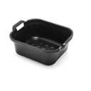 Must plastmassist lavor kahe käepidemega , 39 x 32 x 14 cm - Addis