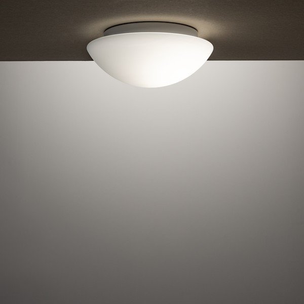 Valge laevalgusti ø 25 cm klaasist lambivarjundiga Mato - Sotto Luce-image-1