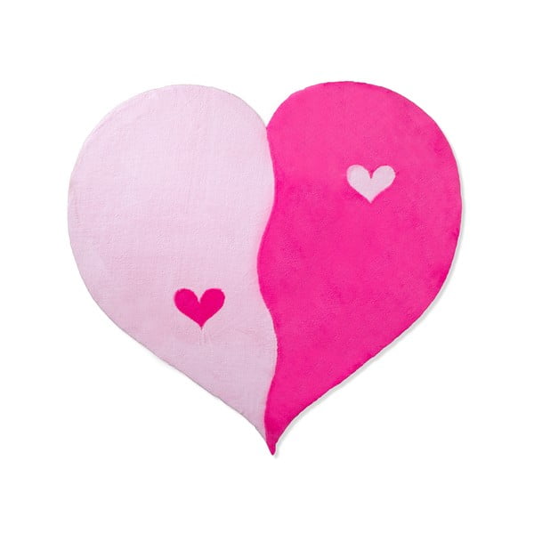 Dětský koberec Beybis Pink Heart, 120 cm