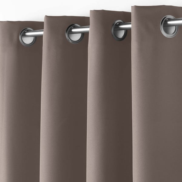 Pruun kardin 140x180 cm Essentiel - douceur d'intérieur-image-1