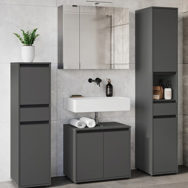 Must vannitoakomplekt Lemont - Germania-image-3