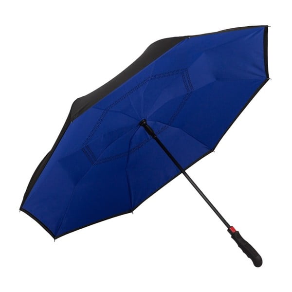 Tmavě modrý golfový deštník Von Lilienfeld Remy FlicFlac, ø 110 cm
