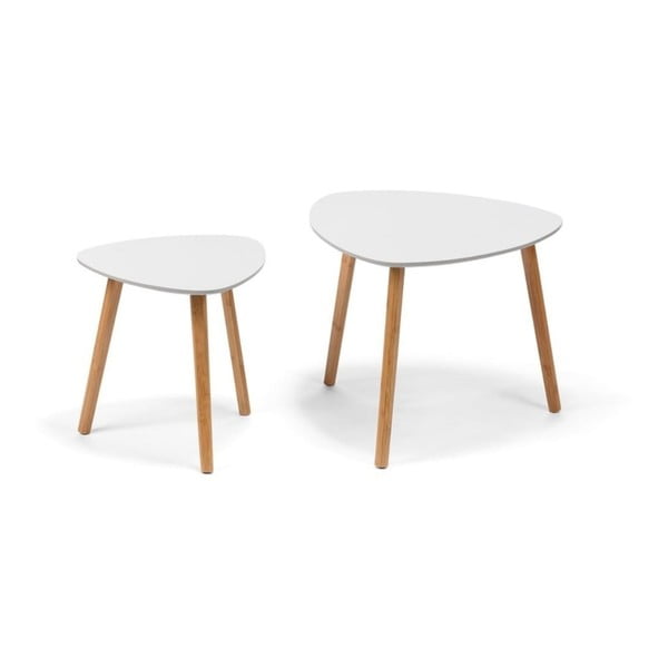 Valge kohvilaud , 55 x 55 cm Viby - Bonami Essentials-image-1