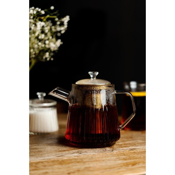 Kuldse värvi klaasist teekann sõelaga 900 ml Mia - Vialli Design-image-2