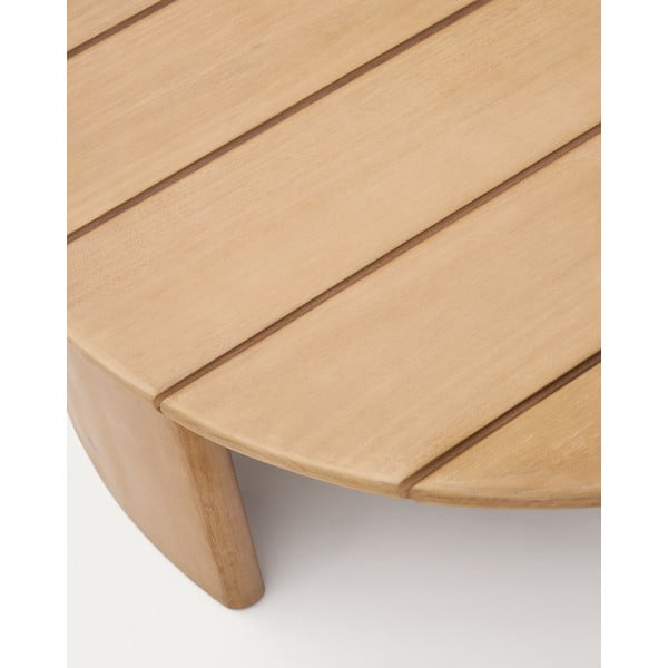 Eukalüptipuidust ümmargune aialaud ø 90 cm Xoriguer - Kave Home-image-3