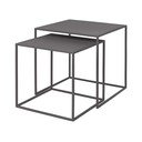 Hallid metallist kohvilaudade komplekt 2 tk 40x40 cm Fera - Blomus