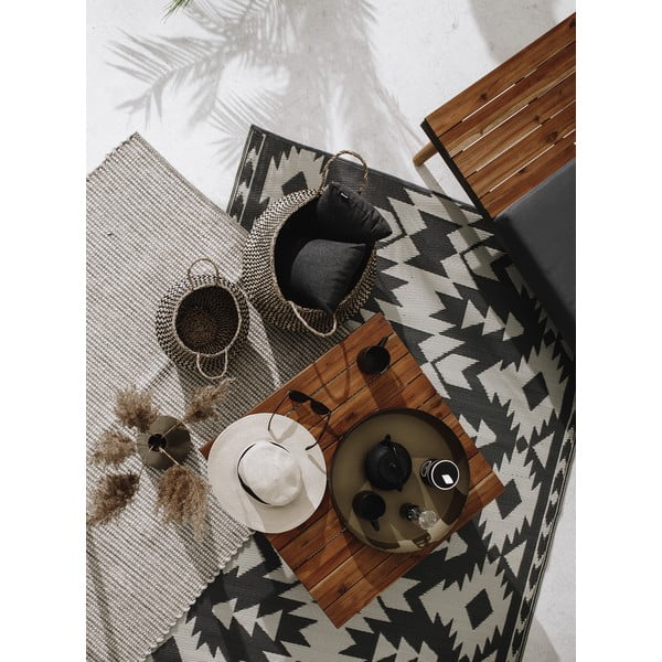 Hall kahepoolne õuevaip taaskasutatud plastikust Hall, 120 x 180 cm. Miramar - Fab Hab-image-4