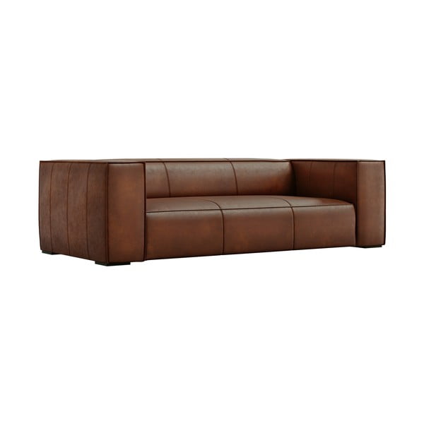 Konjaki pruun nahast diivan 227 cm Madame - Windsor & Co Sofas-image-2