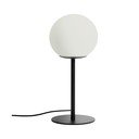 Valge/must laualamp klaasist varjuga (kõrgus 35 cm) Brisia - Kave Home