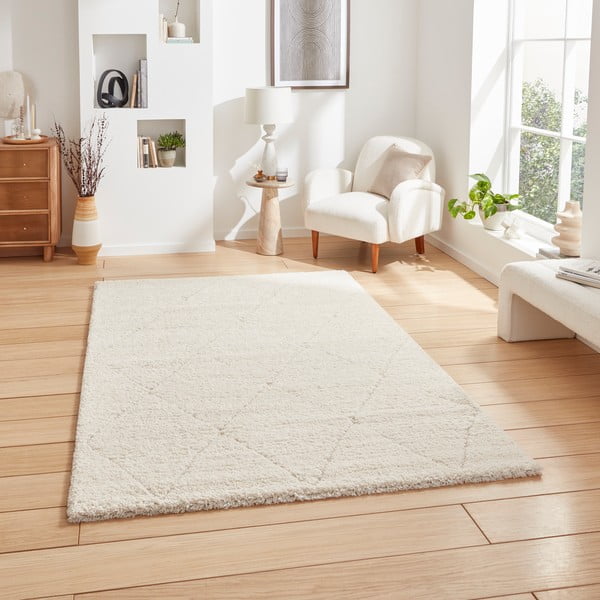 Kreem vaip 160x230 cm Ideal Shaggy - Think Rugs-image-1