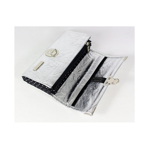 Peněženka ve stříbrné barvě Dara bags Purse Big No.761-image-3