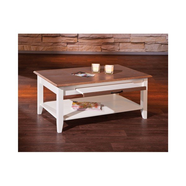 Konferenční stolek z masivního borovicového dřeva Interlink Cassala-image-4