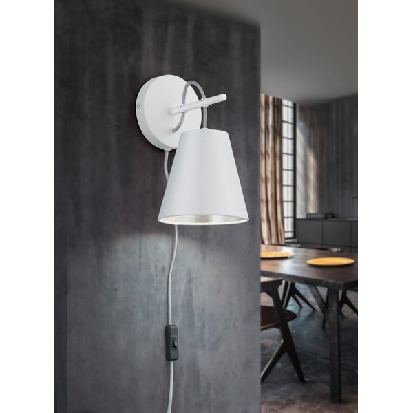Valge seinavalgusti ø 15 cm Andreus - Trio-image-1