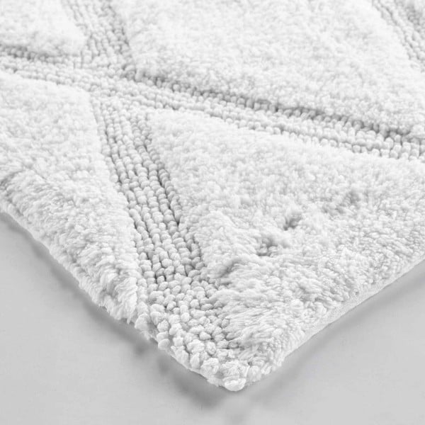 Valge vannitoamatt 50x80 cm Thais - douceur d'intérieur-image-3