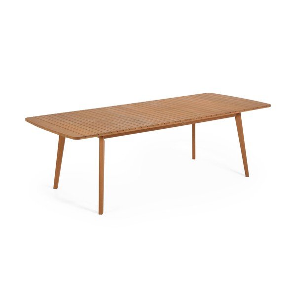 Eukalüpti puidust kokkupandav söögilaud aias Hanzel - Kave Home-image-2