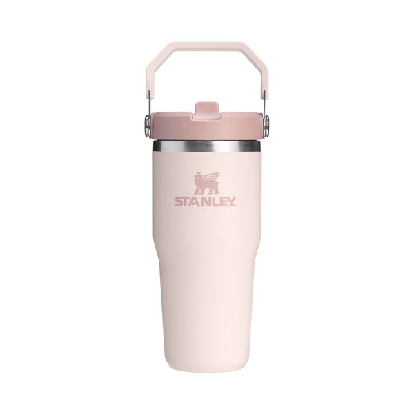 Heleroosa roostevabast terasest termospudel 410 ml IceFlow™ Flip Straw 2.0 Tumbler Rose Quartz - Stanley