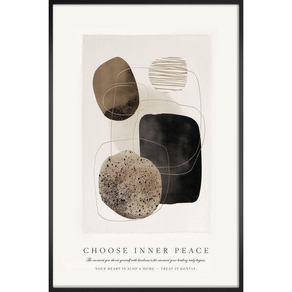 Trükitud pilt raamiga 60x90 cm Inner Peace - Styler