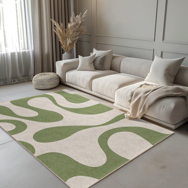Roheline pestav vaip 60x100 cm Matcha Latte - Mila Home-image-1