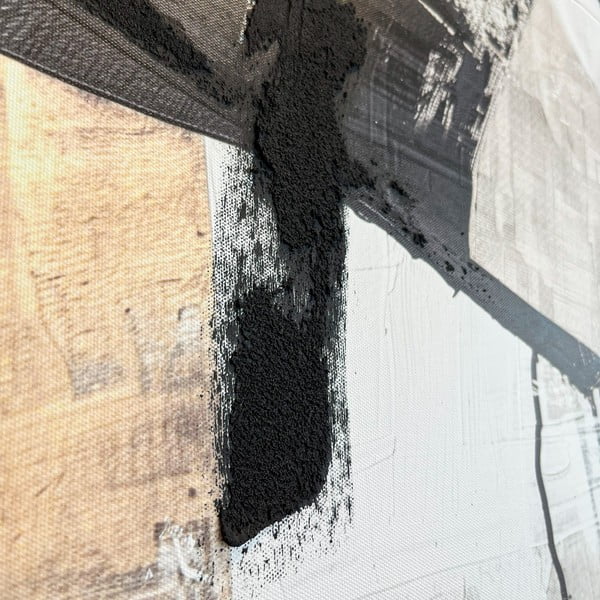 Käsitsi maalitud elementidega maal 70x100 cm Ash - Styler-image-4