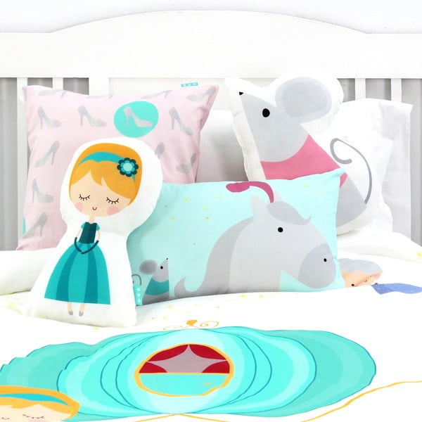 Laste puuvillane padi ja padi , 140 x 200 cm Pumpkin - Mr. Fox-image-3