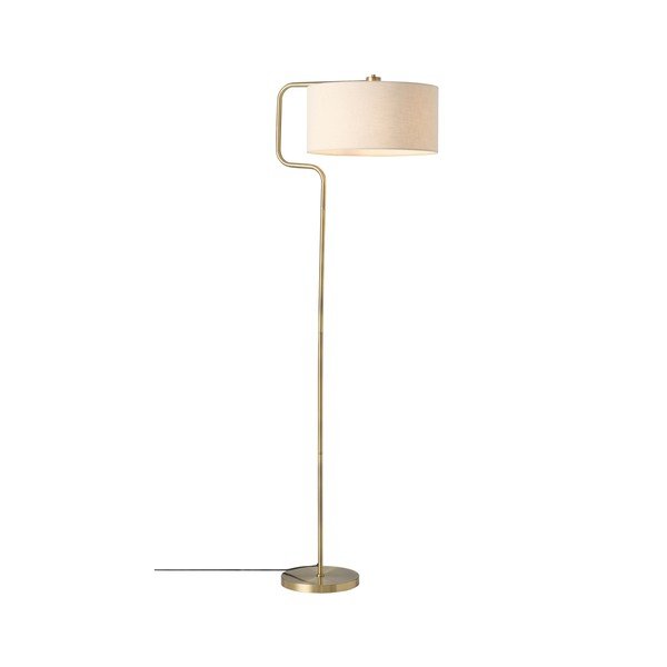 Kreemikas/messingvärvi kangast põrandalamp (kõrgus 160 cm) Josho - Ellos Home-image-3