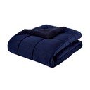 Tumesinine tikitud mikrofliisist voodiplaat kaheinimesevoodile 200x220 cm Cosy Cord - Catherine Lansfield