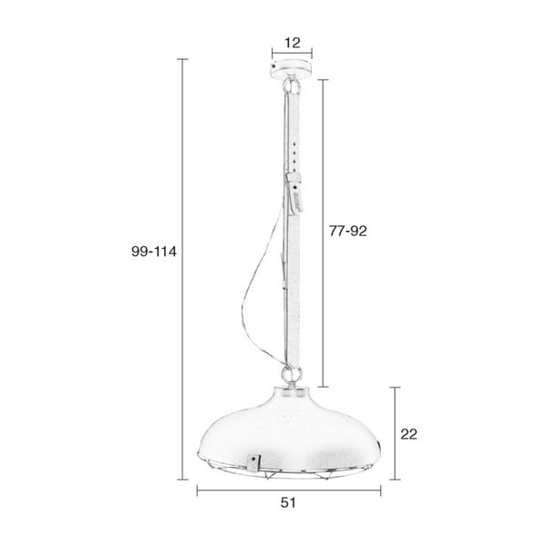 Tumehall laevalgusti , ⌀ 51 cm Dek - Zuiver-image-2