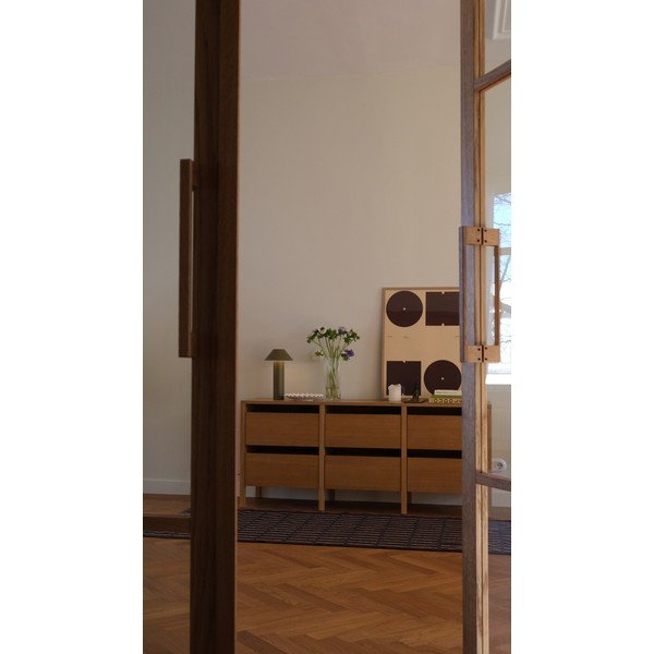 Tammepuust kummut naturaalses värvitoonis 150x65x40 cm Forma - Hübsch-image-3
