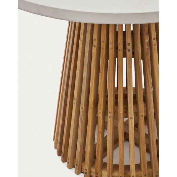 Ümmargune aia söögilaud ø 90 cm Alcaufar - Kave Home-image-3