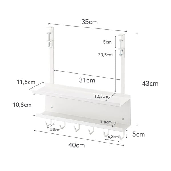 Metallist kaablite korrastaja Smart - YAMAZAKI-image-4