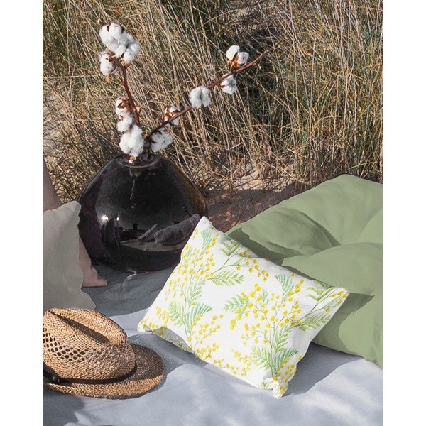 Kollane ja valge padi , 50 x 35 cm Mimosa - Tierra Bella-image-1